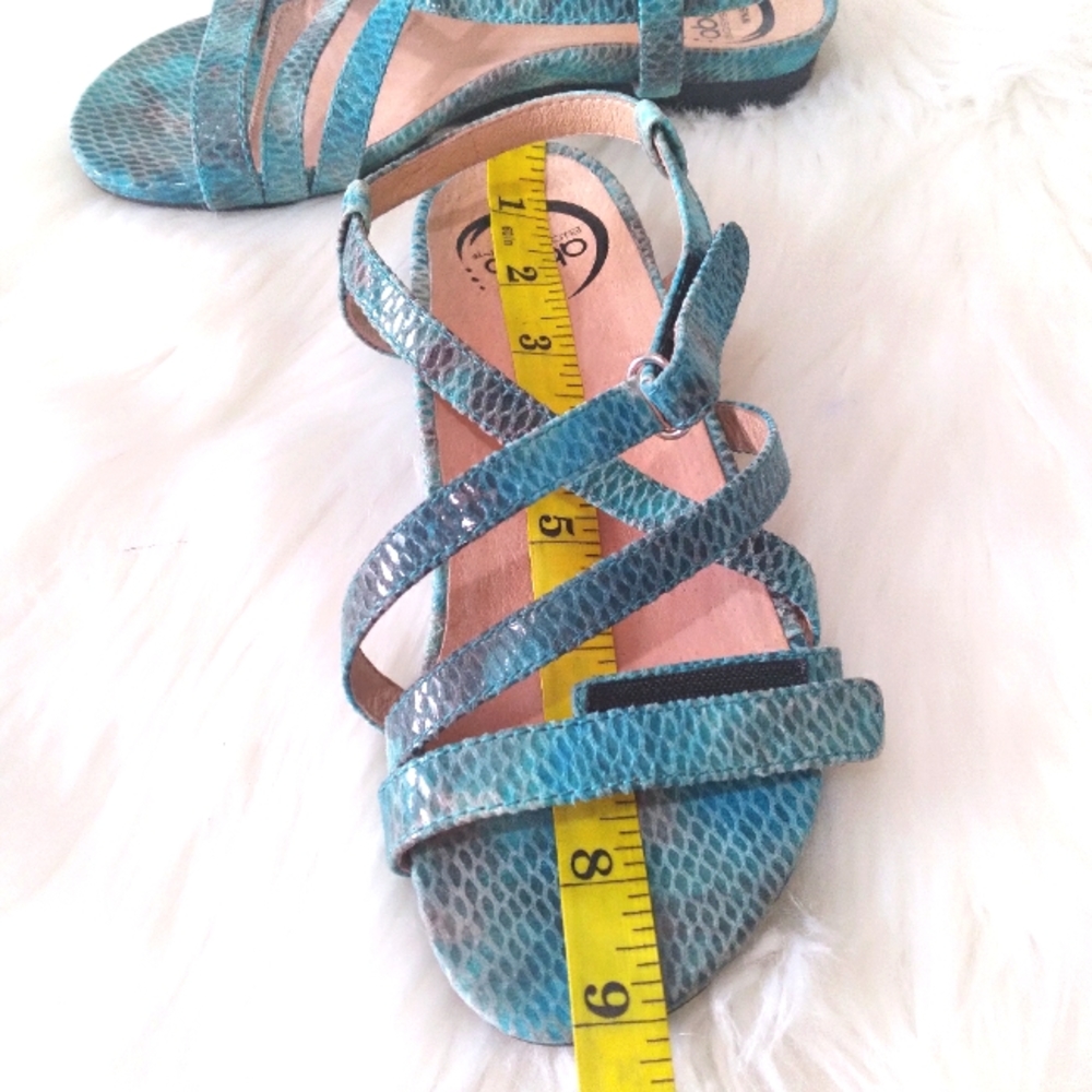 Abeo Bio System Snake Print Sandals Sz WN 5 - Picture 6 of 9